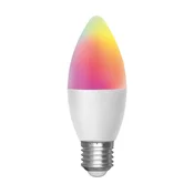 LED RGBW sijalica C37 E27/4,9W/230V 2700-6500K - Aigostar