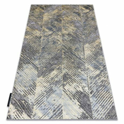 eoshop Moderna preproga DE LUXE 2087 Srebrna kost vintage - Strukturna, zlata/siva ( - Velikost: 200x290 cm)