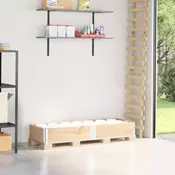 Vidaxl vidaXL Paletni ovratnik 150x50 cm masiven borov les