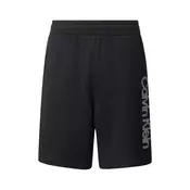 Calvin Klein Hlače  črna / bela