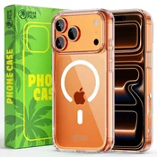 Ovitek za iPhone 17 Pro Max, odporen na MagSafe, prozoren
