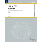 QUANTZ:CONCERTOG-DUR for flute,violin(flute2,oboe) and basso con.