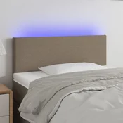 LED uzglavlje smedesivo 100x5x78/88 cm od tkanine