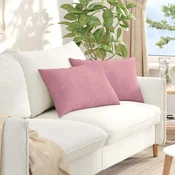 Jastucici za sofu 2 pcs Ružicasta 60 x 40 cm Kordura tekstil