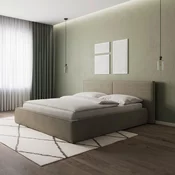 Bessagi Home Oblazinjena Postelja Serena, 180x200, Olivno Zelena