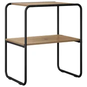 Vidaxl Konzolna miza Artisan hrast 80 x 42,5 x 70 cm Inženirski les