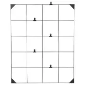 SÖSDALA Tabla sa štipaljkama, crna, 60x75 cmPrikaži specifikacije mera