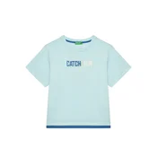 United Colors Of Benetton Majica 3SLUG10JF Modra Regular Fit