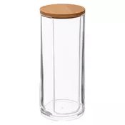 FIVE KUTIJA ZA VATU SA POKLOPCEM 7.5x7.5x17.6cm POLISTIREN, PROZIRNA
