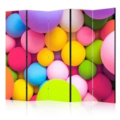 artgeist Paravan Colourful Balls I, 5-Delni, Dvostranski