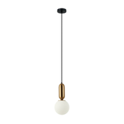 ITALUX PND-02340-1S-BRO - Lestenec na vrvici ALDEVA 1xE27/40W/230V bron