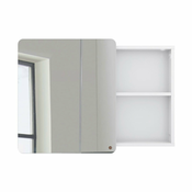 Bijeli zidni/s ogledalom kupaonski ormarić 80x58 cm Color Bath – Tom Tailor