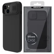 Nillkin CamShield Magnetic silikonski ovitek za iPhone 14 Plus MagSafe, črn
