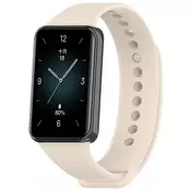 Silikonski pas Techsuit za Honor Band 9 - bež