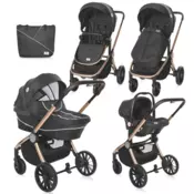 Kombinirana kolica Lorelli - Ramona 3 u 1, Luxe Black