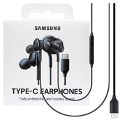 SAMSUNG SAMSUNG AKG ŽIČNE IN-EAR SLUŠALKE USB TIP C ZA TELEFONE ČRNE, (21832939)