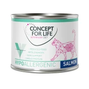 Concept for Life Veterinary Diet hipoalergena losos - Varčno pakiranje: 24 x 185 g