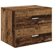 vidaXL Kopalniška omarica na steni Star les 62,5 x 44,5 x 50 cm