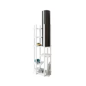 Aberto Design Podna lampa Vogue, 160 cm E27, 40W, Crna