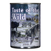 Taste of the Wild TASTE OF THE WILD Sierra Mountain - Mokra pasja hrana z jagnjetino, 390 g - Brez umetnih dodatkov, primerna za vse pasme