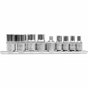 YATO Komplet nastavkov 1/4, 3/8 TORX 9 kosov E5-E16