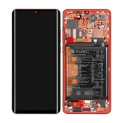 Huawei P30 Pro - LCD zaslon + steklo na dotik + okvir + baterija (Amber Sunrise) - 02352PGK Genuine Service Pack