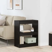 Ormaric za knjige Crni hrast 60 x 30 x 72 cm Konstruirano drvo
