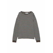 Pull&Bear Majica svetlo modra/rjava