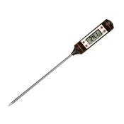 GreenBlue digitalni termometer za hrano, LCD, črn