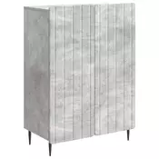 Kreveta Betonska siva 66 x 34,5 x 92 cm Konstruirano drvo