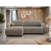Kotna garnitura Columbus 249 (Sereno 684) Rjava, Funkcija spanjeFunkcija spanje, PredalPredal, 233x160x88cm