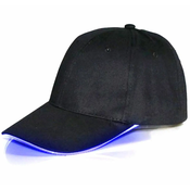 aptel LED baseball kapa s šiltom črna