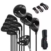 Northix Set golf palica za dešnjake s titan driverom 460 ccm