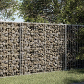 Gabionska košara s poklopcem 100x100x100 cm pocincano željezo