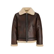 JACK & JONES Prehodna jakna JORNORREBRO kremna/čokolada