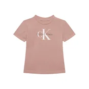Calvin Klein Jeans Majica Monogram IN0IN00334 Roza Regular Fit