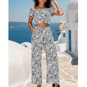 Resti Two-Piece Womens Printed Set