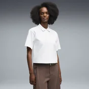 PUMA Class Relaxed Polo Women, Clothing, White, S