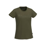 Ženska kratka majica PINEWOOD outdoor life - olivno zelena