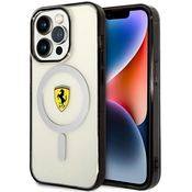Ferrari iPhone 14 Pro 6,1 transparent hardcase Outline Magsafe (FEHMP14LURKT)