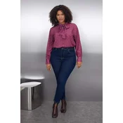 Trendyol Curve Ženska bluza Tbbaw26Af00036, Bordo