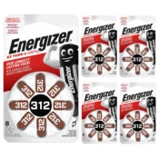 shumee Baterije za slušni aparat Energizer PR312, 40 kosov