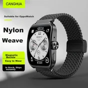 CangHua Zamenska narukvica za pametni sat za OPPO Watch, Crna