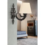 Opviq Zidna lampa Lily, 15x10x13cm, IP20, Krem-crna