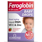 Feroglobin Kapi, jagoda, 30 ml, Vitabiotics