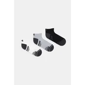 Nogavice Under Armour  Unisex Perf Tech 6pk Low Mod Gray/Mod Gray/Jet Gray  L