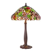 Artistar Namizna svetilka KT9810 P927 v slogu Tiffany - Dnevna soba/jedilnica - starinska medenina, večbarvna - Kovina
