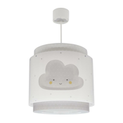 Dalber 76012E - Djecji luster BABY DREAMS 1xE27/15W/230V siva