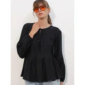 Bigdart Bluza Blusen črna