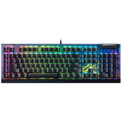 RAZER RAZER BlackWidow V4 X, rumena stikala, Fortnite Edition, US tipkovnica, (21442624)
